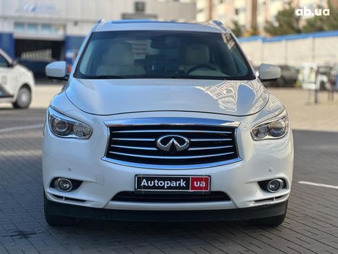 Infiniti QX60 2015 белый - фото 2
