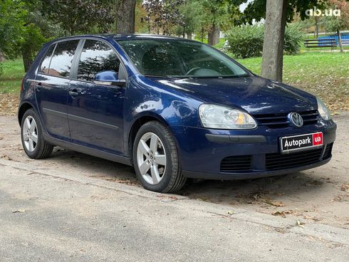 Volkswagen Golf 2005 синий - фото 5