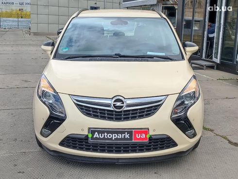 Opel Zafira 2015 бежевый - фото 2