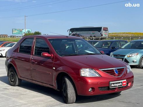 Dacia Logan 2006 красный - фото 3