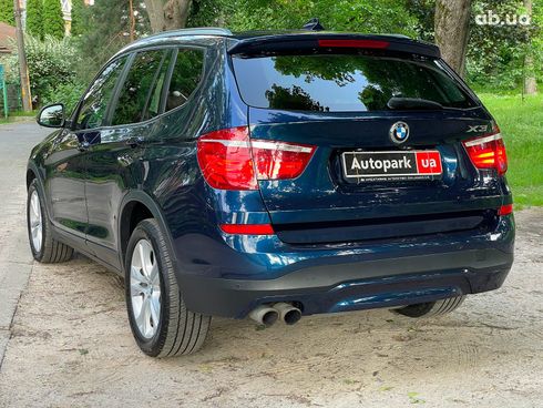 BMW X3 2016 синий - фото 13