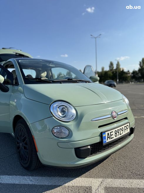 Fiat 500 2014 зеленый - фото 3