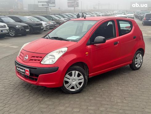 Nissan Pixo 2009 красный - фото 4