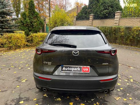 Mazda CX-30 2022 серый - фото 6