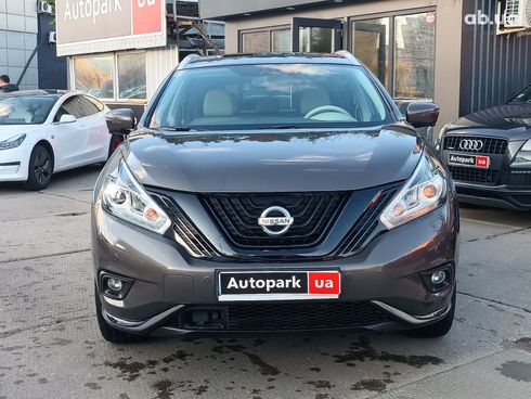 Nissan Murano 2016 коричневый - фото 2