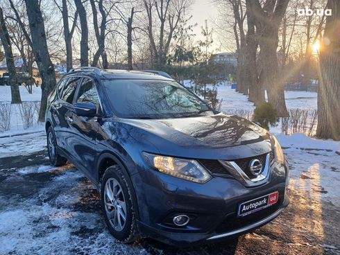 Nissan X-Trail 2017 синий - фото 3