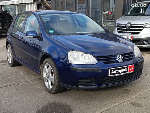 Volkswagen Golf 2005 синий - фото 6