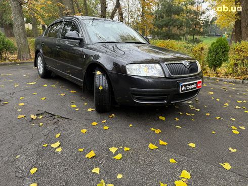 Skoda Superb 2007 черный - фото 3