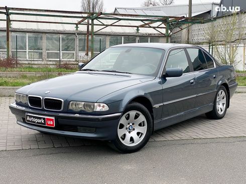 BMW 7 серия 2001 серый - фото 1