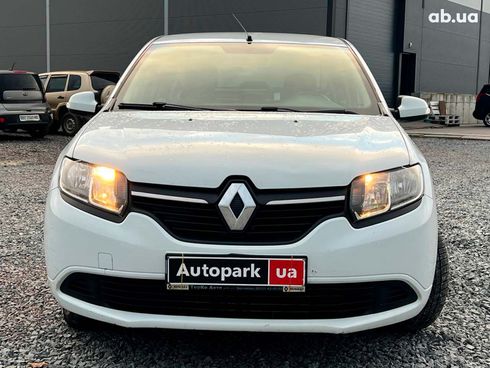 Renault Logan 2016 белый - фото 2