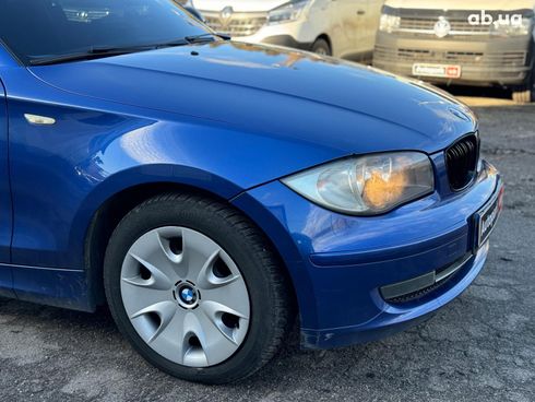 BMW 1 серия 2008 синий - фото 4