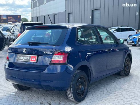 Skoda Fabia 2016 синий - фото 5
