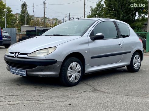 Peugeot 206 2002 серебристый - фото 9