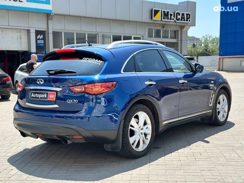 Infiniti QX70 2016 синий - фото 7