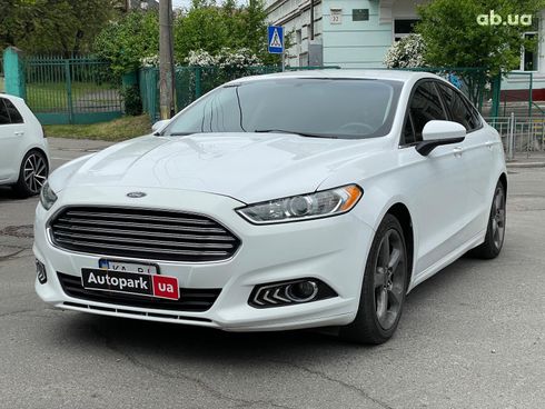 Ford Fusion 2016 белый - фото 2