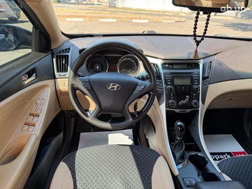 Hyundai Sonata 2012 синий - фото 15