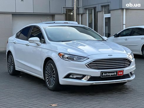 Ford Fusion 2017 белый - фото 3