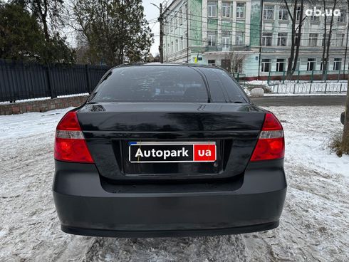 Chevrolet Aveo 2008 черный - фото 8