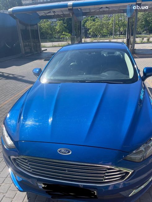 Ford Fusion 2016 синий - фото 7