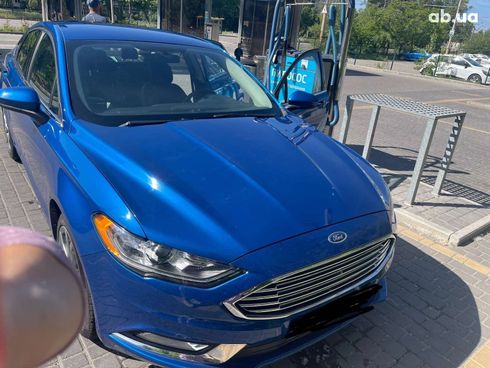 Ford Fusion 2016 синий - фото 8