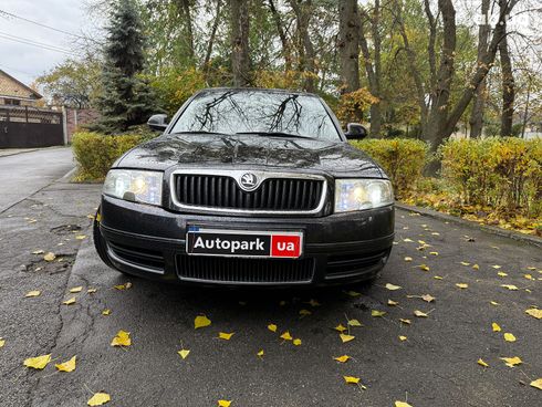 Skoda Superb 2007 черный - фото 2
