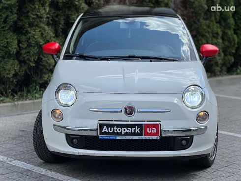 Fiat 500 2015 белый - фото 2