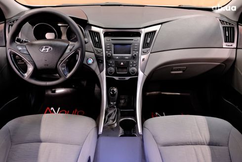 Hyundai Sonata 2014 голубой - фото 7