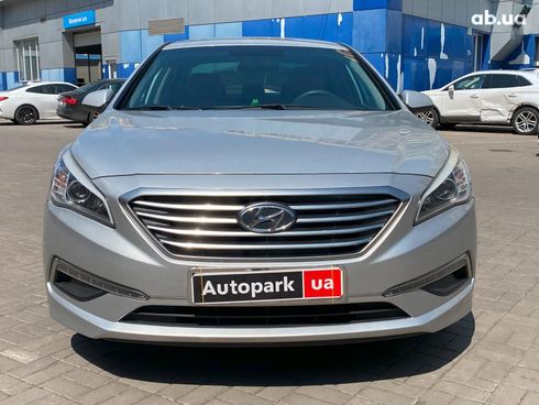 Hyundai Sonata 2015 серый - фото 2