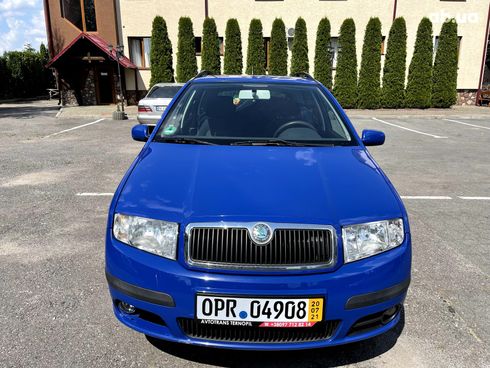 Skoda Fabia 2006 синий - фото 15