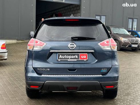 Nissan Rogue 2014 синий - фото 16