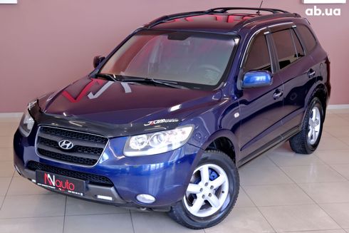 Hyundai Santa Fe 2008 синий - фото 2