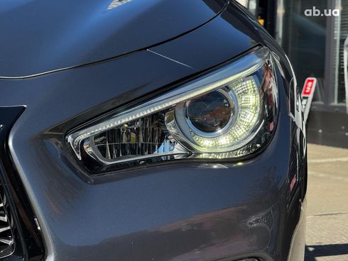 Infiniti Q50 2018 серый - фото 11