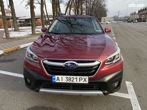 Subaru Outback 2022 вишневый - фото 8