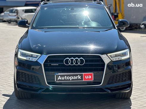 Audi Q3 2018 черный - фото 2