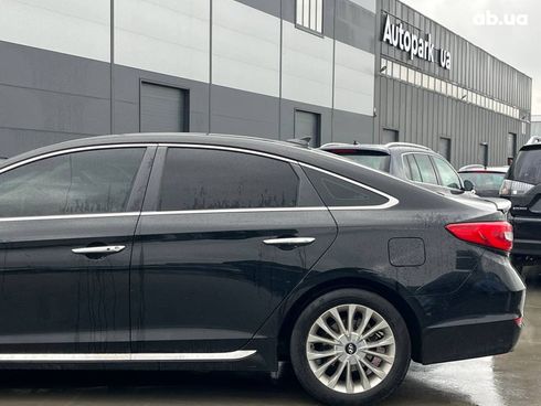 Hyundai Sonata 2015 черный - фото 3