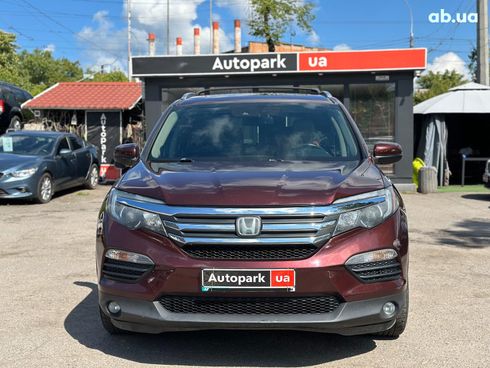 Honda Pilot 2016 красный - фото 2