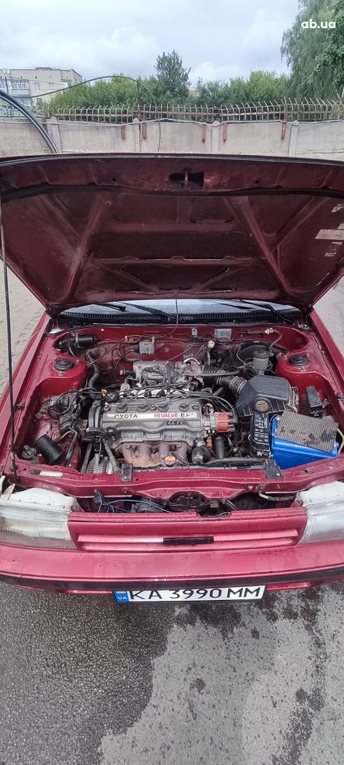 Toyota Carina 1990 красный - фото 7