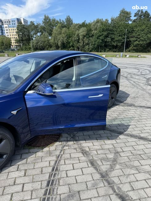 Tesla Model 3 2020 синий - фото 5