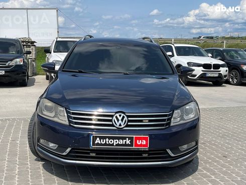 Volkswagen passat b7 2011 синий - фото 2