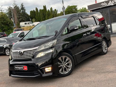 Toyota Vellfire 2011 черный - фото 2