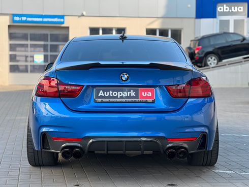 BMW 4 серия 2015 синий - фото 8