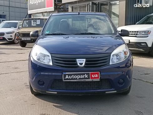 Dacia Sandero 2009 синий - фото 2