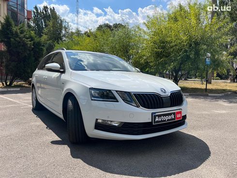 Skoda octavia a7 2018 белый - фото 7