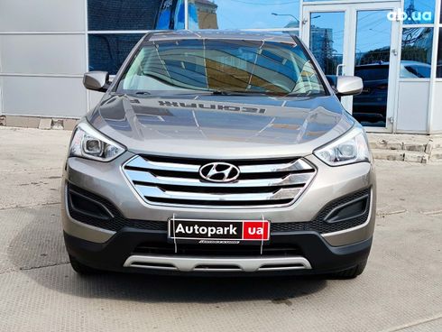 Hyundai Santa Fe 2015 серый - фото 2