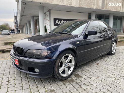 BMW 3 серия 2004 синий - фото 1