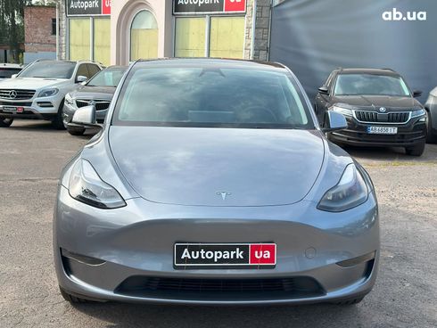 Tesla Model Y 2024 серый - фото 3