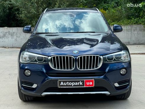 BMW X3 2017 синий - фото 2