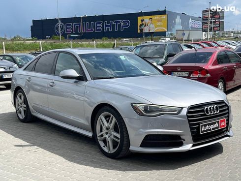 Audi A6 2016 серый - фото 3