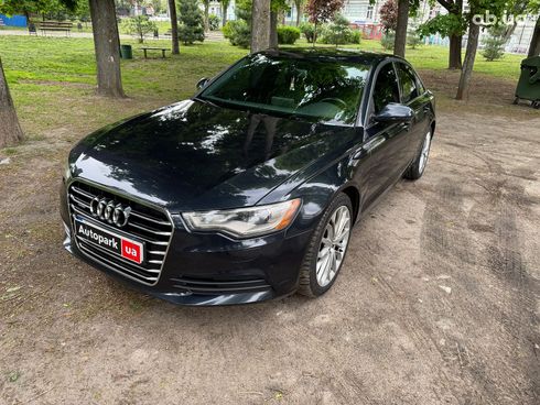 Audi A6 2014 синий - фото 2