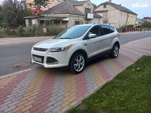 Ford Escape 2014 белый - фото 2